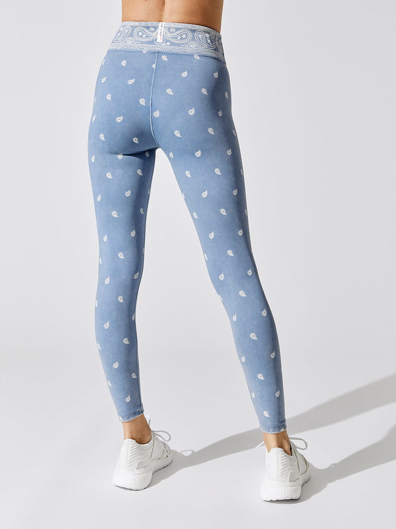 Hi-rise Legging - Stonewash Bandana
