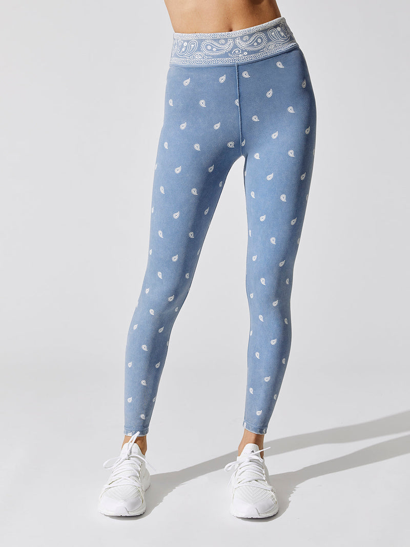 Hi-rise Legging - Stonewash Bandana
