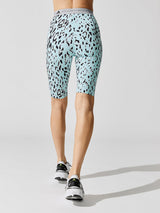 Truepurpose Training Cycling Tight Print - Splash-Black-White