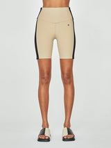 Blake Biker Short - Tan And Black