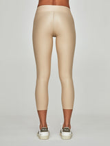 Regular Rise 7/8 Legging in Takara Shine - Sandy Tan