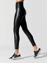 High Rise 7/8 Legging in Takara Shine - Black