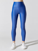 High Rise 7/8 Legging in Takara Shine - Lazuli Blue