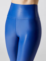 High Rise 7/8 Legging in Takara Shine - Lazuli Blue