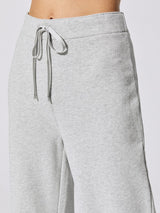French Terry Capri Sweatpant - Heather Grey