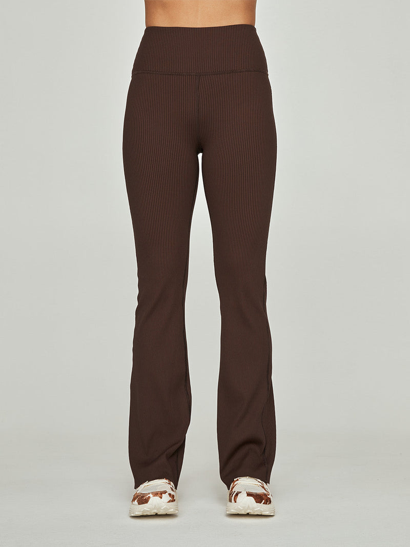 Ribbed Flare - Dark Oak