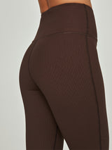 Ribbed Flare - Dark Oak