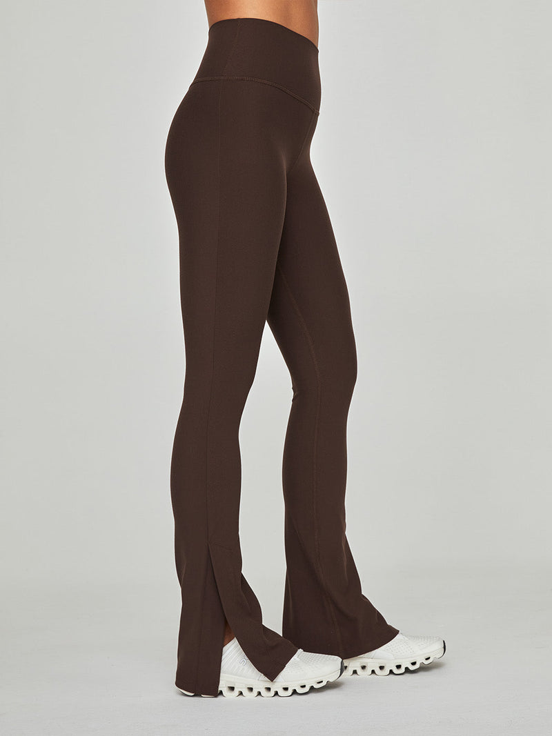 Split Bootcut Legging in Melt - Dark Oak