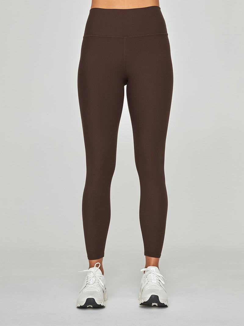 High Rise Full Length Legging in Melt - Dark Oak