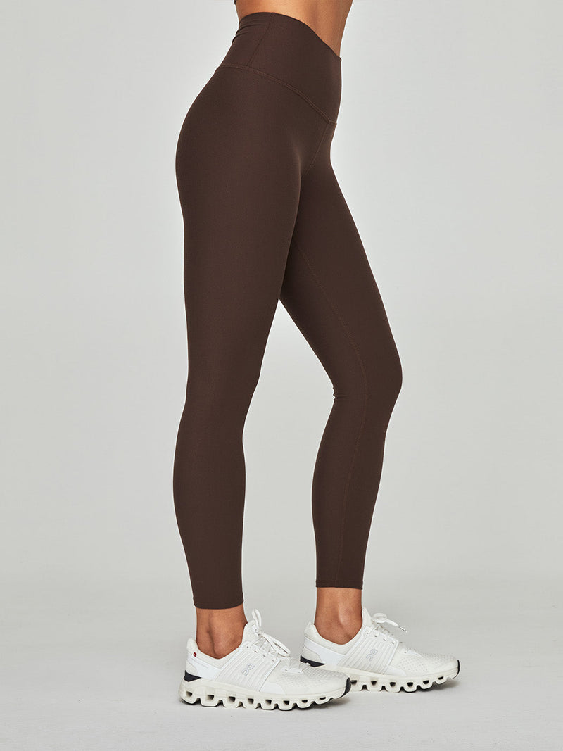 High Rise Full Length Legging in Melt - Dark Oak