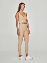 High Rise Full-Length Legging in Melt - Sandy Tan