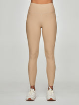 High Rise Full-Length Legging in Melt - Sandy Tan
