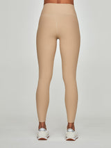 High Rise Full-Length Legging in Melt - Sandy Tan