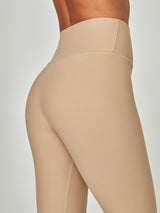 High Rise Full-Length Legging in Melt - Sandy Tan
