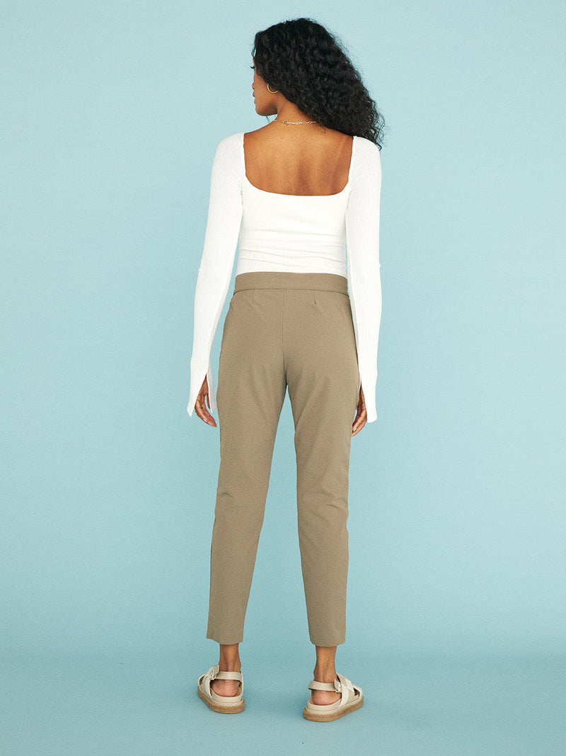 Pintuck Trouser - Tan