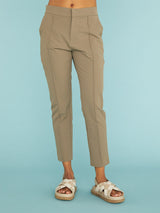 Pintuck Trouser - Tan