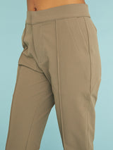 Pintuck Trouser - Tan