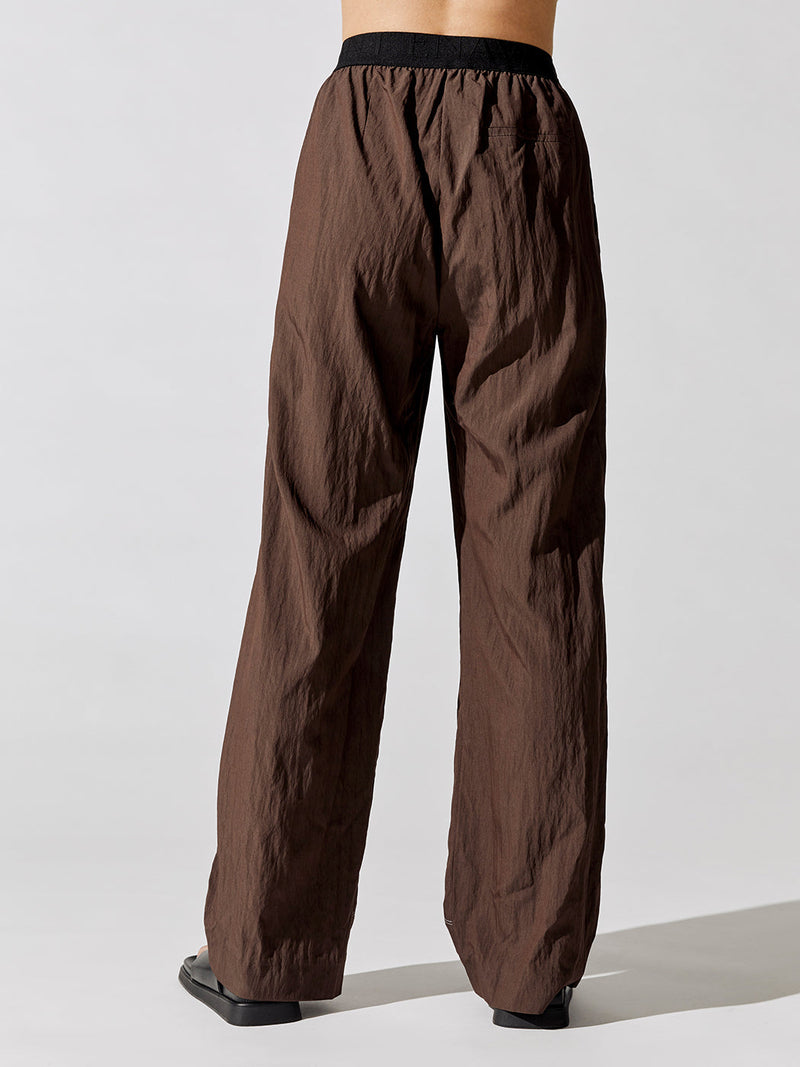 Leo Wide Leg Pants - Brown