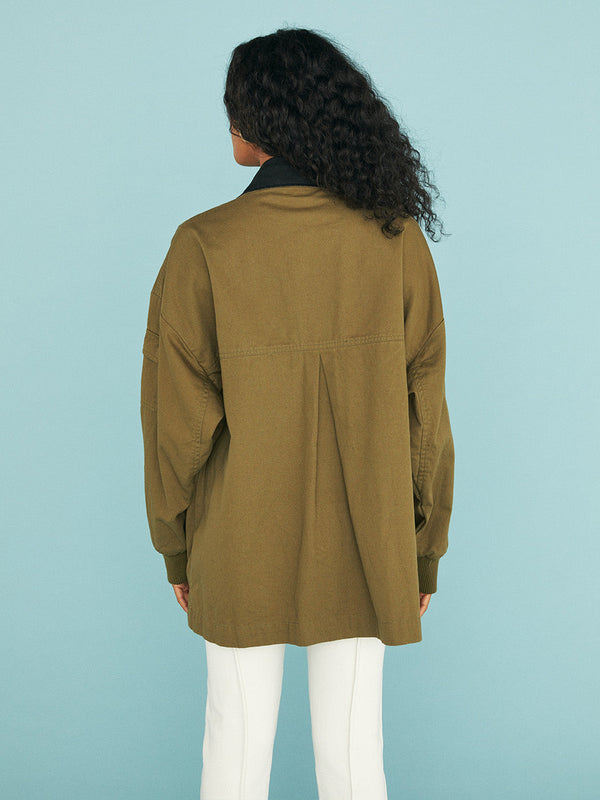 Mouna Windbreaker Jacket - Army